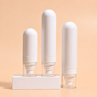 Flacon pulvérisateur à brume fine en PET à paroi épaisse inversée de 80/100/120 ml, flacon capsule blanc, utilisé pour le maquillage et l'hydratation