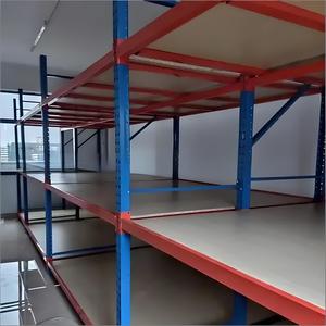 प्रबलित स्टील बीम और समायोज्य स्तरों के साथ तीन पोस्ट भारी शुल्क भंडारण - Product Image 3