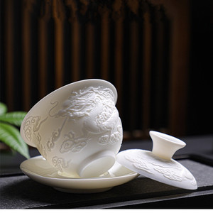 Những người yêu thích gốm tureens với Phượng và rồng mô hình từ dehua, Trung Quốc của Sứ Thủ Đô - Product Image 2