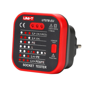 เครื่องทดสอบซ็อกเก็ต UNI-T UT07 ซีรีส์ดั้งเดิมสามารถตรวจสอบข้อผิดพลาดในการเดินสายไฟของซ็อกเก็ตได้ - Product Image 5