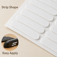 Coussinets en mousse EVA découpés sur mesure, coussinets en caoutchouc silicone antidérapants, coussinets auto-adhésifs anti-vibrations pour meubles et électronique