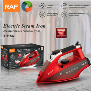RAF 2800W Iron With Ceramic Baseplate <b>Thermostat</b> <b>Control</b> Vertical Steaming and Water Spray Function Iron Brush RAF 2800W I - Product Image 3