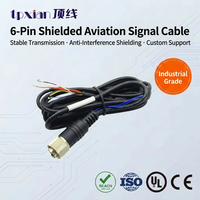 Industrielles Mini-DIN 6-Pin Stecker-zu-Buchse-Kabel mit Schraubmutter-Verriegelung für Medizinische Sensoren