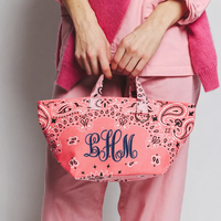Sac fourre-tout en toile à imprimé cachemire pour femme, sac à main décontracté quotidien, petit sac à bandoulière portable avec anneau en D métallique pour accessoires