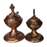 Décor d'église Brûleur d'encens religieux Brûleur d'encens fait main antique