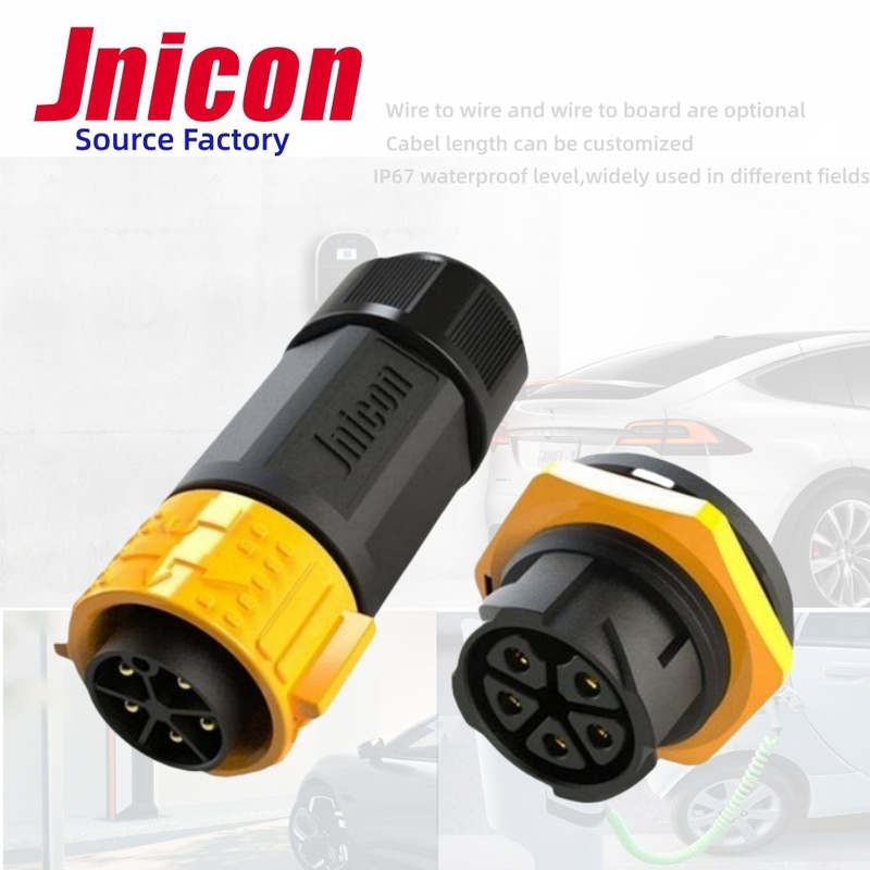 Jnicon IP67 Waterproof Connector M25 5Pin