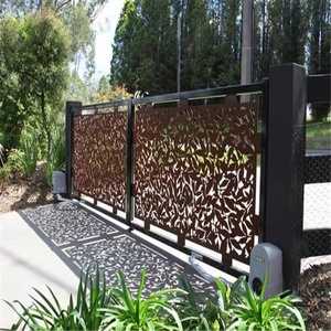 Panneau de clôture en aluminium perforé découpé au laser de 6 pieds, écran métallique décoratif pour jardin, hôtel <span class=keywords><strong>et</strong></span> projets commerciaux - Product Image 6