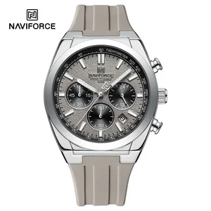 Montres-bracelets pour hommes NAVIFORCE8080, marque de luxe, quartz, sport, affichage 24 heures <span class=keywords><strong>et</strong></span> date, chronographe étanche, horloge masculine - Product Image 3