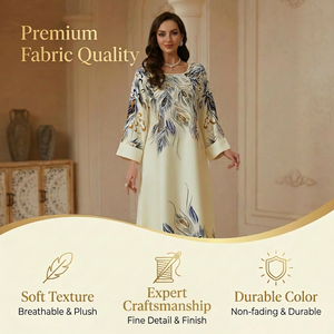 ชุดเดรสพิมพ์ลายทรงหลวมสำหรับผู้หญิง สวมใส่ได้ทุกวันในช่วงฤดูร้อน ขายส่ง - Product Image 3