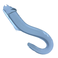 YFSJ Verre transparent lisse pour massage de la prostate, jouet sexuel pour femmes, OEM 136x25mm, modèle FZ02
