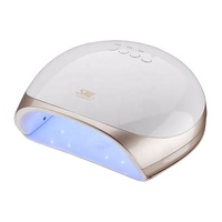 Kit de démarrage pour ongles en gel SML, lampe UV LED SML, vernis à ongles en gel assortis, fournitures de manucure, kit complet pour nail art à domicile, coffret cadeau