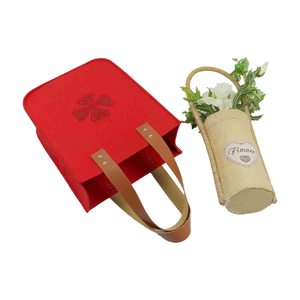 <span class=keywords><strong>Sac</strong></span> fourre-tout en feutre rouge écologique de 3 mm d'épaisseur, certifié GRS, avec logo personnalisé, grande capacité, <span class=keywords><strong>sac</strong></span> de shopping, vente en gros directe d'usine - Product Image 2