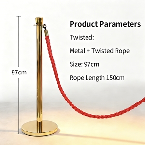 安価な群集制御バリケード、盗難防止ネジ式ベース、公共設置用セキュリティ - Product Image 3