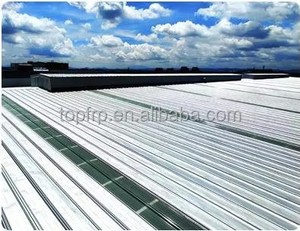 0.8mm-3mm <b>Thick</b> FRP Corrugated Roofing <b>Sheets</b> FRP Roof Panel Factory Direct Sale - Product Image 2
