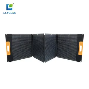 Panel surya lipat portabel luar ruangan, Panel surya lipat 200W 300W 400W untuk baterai ponsel luar ruangan dapat dilipat