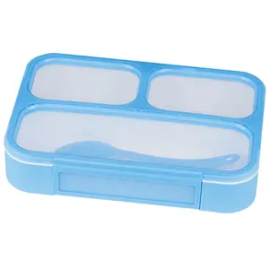 Itens domésticos recipiente de plástico caixa de almoço quadrada do bento