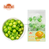Bonbons gélifiés 3D pelables aux fruits, saveurs assorties, étiquette personnalisée OEM/ODM, refermables, vente en gros, directement de l'usine, en conserve souple