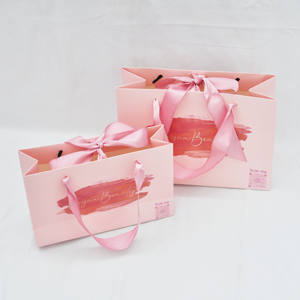 ถุงกระดาษของขวัญแบบยุโรปสุดหรู ถุงกระดาษช้อปปิ้งแบบกำหนดเอง พิมพ์ลายศิลปะ พร้อมหูหิ้วและโลโก้ - Product Image 1