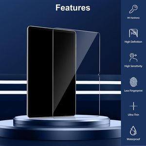 9H chống trầy xước HD Tempered Glass bảo vệ màn hình bong bóng miễn phí 10.9 <span class=keywords><strong>inch</strong></span> phù hợp cho Samsung Tab s10fe/s9fe máy tính bảng - Product Image 3