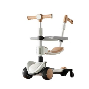 Mini Hydraulic Kids <b>Scooter</b> with Seat Foldable <b>3</b>-Wheel Tricycle for 6-8 <b>Year</b> <b>Old</b> Plastic Material Outdoor Digital Display - Product Image 1