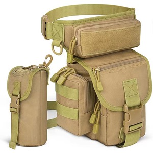 Multifunctional Tactical Waist Bag Outdoor Nylon Pouch for Motorcycling Hiking Water Bottle Drop Leg Fishing Tool <b>Storage</b> - Product Image 2