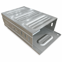 Cannelière galvanisée à chaud avec couvercle nervuré, fabrication directe OEM/ODM, taille et couleur personnalisées, ISO 9001 CE