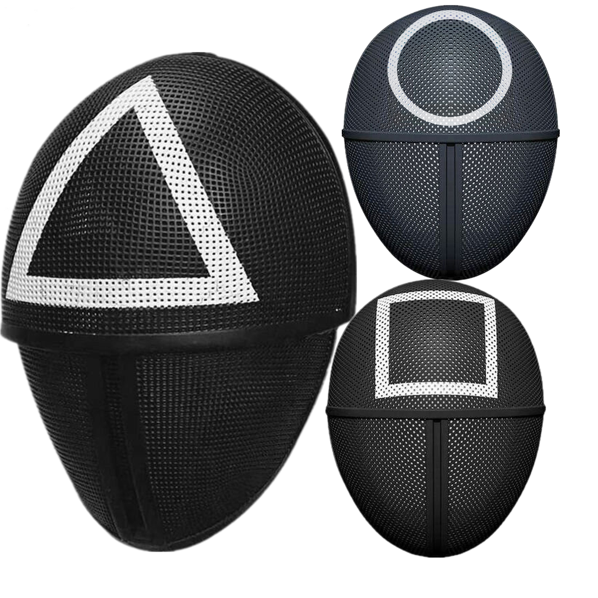 Новинка, костюмы для вечеринки в виде солдата на Хэллоуин, Полнолицевые корейские ТВ Красные Комбинезоны для вечеринки, набор для корейских кальмаров