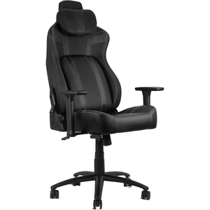 <span class=keywords><strong>Chaise</strong></span> de jeu moderne en cuir respirant noir de qualité supérieure, pivotante 3D, inclinable multi-angles avec <span class=keywords><strong>coussin</strong></span> en mousse à mémoire de forme - Product Image 4
