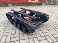 Châssis à chenilles en caoutchouc tout-terrain, châssis de robot en caoutchouc, plateforme de châssis en caoutchouc, plateforme à chenilles, châssis à chenilles