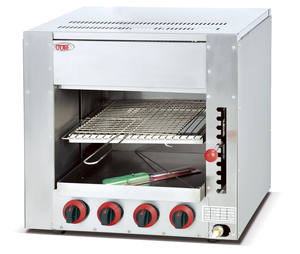 Fornitura di fabbrica di nuovo Gas commerciale <span class=keywords><strong>salamandra</strong></span> a infrarossi 8 bruciatore piano da banco in acciaio inox per ristoranti Hotel industrie - Product Image 3