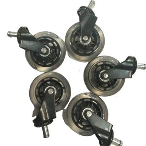 Silicone Cadeira Roda Cadeira De Escritório Rodízio Rodas Substituição Universal Cadeira De Escritório 3 "Rodízios Rodas Cadeira De Rodas - Product Image 1