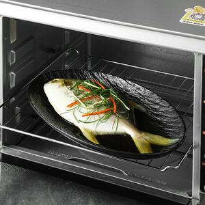 Platos <span class=keywords><strong>de</strong></span> cerámica extragrandes con diseño minimalista para servir pescado al vapor para uso en restaurantes - Product Image 4