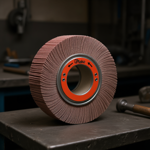 Ttake Abrasive Cloth Flap <b>Wheel</b> 250x30x100 Mm With Hole For <b>Grinding</b> And Polishing - Product Image 3