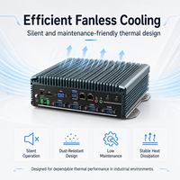 Mini PC sin Ventilador con CPU I3-7100U/I5-7200U/I7-7500U, Doble LAN, Amplio Rango de E/S y Almacenamiento SSD para Kioscos y Control de Pasarelas