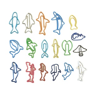 Chất Lượng Cao Khuyến Mại Quà Tặng Các Loại Khác Nhau Hình Dạng Cá Kẹp Giấy Với Cá Voi Cá Heo Sardine Thiết Kế Nam Châm Nhựa - Product Image 1