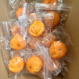 Pelota de juguete antiestrés de PVC, versión naranja explosión, súper suave, tipo barro, con textura de naranja pelable, musical, de rebote lento. - Product Image 6