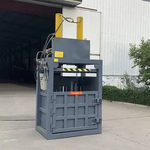 Various Models Plastic Pet Bottle Baler Cardboard Old Used Waste Paper Hydraulic Baling Press Machine