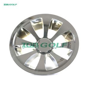 Tiefchrom 8 Zoll Golfwagen-Felgenabdeckung Aluminium Golfwagen-Teile für YMH E-<span class=keywords><strong>ZGO</strong></span> - Product Image 3