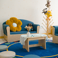 Meubles préscolaires au design classique et durable, canapé deux places pour enfants