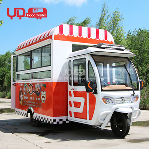 Jalan Kereta Makanan Listrik Sepeda Roda Tiga Hot Dog Keranjang Kopi Van Dapur Mobil Es Krim Sepeda Truk Makanan - Product Image 4
