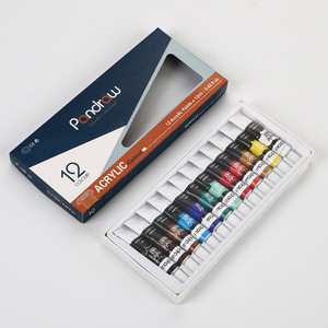สีอะคริลิคเบิร์ธา แพนดราว์ 12 สี ขนาด 12 มล. ต่อหลอด สำหรับงานศิลปะ นักเรียน และเด็ก - Product Image 2
