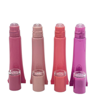Applicateur en forme de beignet, liquide, tactile, souple, en TPE, pour baume à lèvres et crème pour les yeux