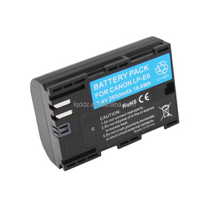 LP-E6 pin 2650mAh cho Canon <span class=keywords><strong>EOS</strong></span> 5DS 5D 6D 7D 60D 60Da <span class=keywords><strong>EOS</strong></span> 70d Mark II đánh dấu III 80D XC10 DSLR LPE6 LP E6 Pin - Product Image 1