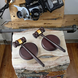 Chất lượng cao thủ công bằng gỗ búa búa khối thiết lập bán Đấu Giá Thẩm phán văn phòng phụ kiện bàn với khắc trang trí thanh lịch - Product Image 3