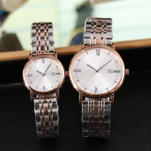 Reloj de Lujo de Alta Gama para Pareja, Resistente al Agua, Movimiento Mecánico Automático, Correa de Acero Inoxidable, Marcadores de Hora con Números Romanos - Product Image 3