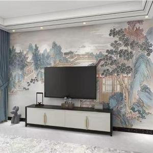 <span class=keywords><strong>Papier</strong></span> peint personnalisé 3D floral et paysage naturel, <span class=keywords><strong>papier</strong></span> peint mural en tissu imperméable de luxe pour chambre à coucher, salon et salle de sport, décoration de la maison - Product Image 2