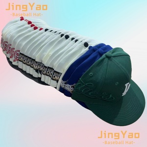 Casquette de baseball ajustée, chapeaux plats, casquettes snapback AA, sports d'équipe pour hommes et femmes avec logo brodé 3D personnalisé OEM, 6 panneaux - Product Image 1