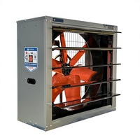 Ventilateur axial mural en acier inoxydable 1100 mm, roulement à billes, électrique 220 V, personnalisable OEM/ODM, 16 argent, directement de l'usine
