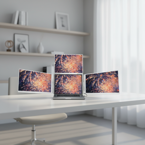 จอแสดงผลพกพา OEM ใหม่ ขนาด 15.6 นิ้ว ความละเอียด 1920*1200 FHD 60Hz IPS สำหรับต่อขยายหน้าจอแล็ปท็อป จอ LCD คู่ - Product Image 1