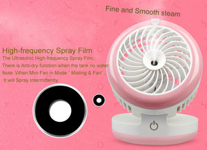 CE ROHS ventilateur de brumisation/<span class=keywords><strong>amazon</strong></span> best-seller fantaisie usb ventilateurs électriques avec jet d'eau - Product Image 2